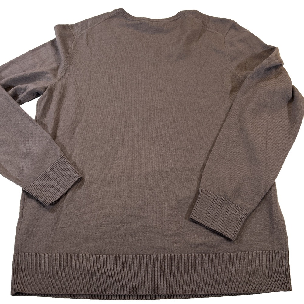 Artefact 100% Merino Wool V Neck Pullover Sweater Size Large Dusty Purple - Picture 6 of 7